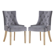 Pose Performance Velvet Dining Chair Set of 2