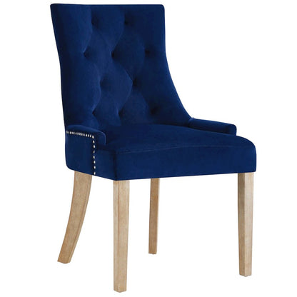 Pose Performance Velvet Dining Chair Set of 4