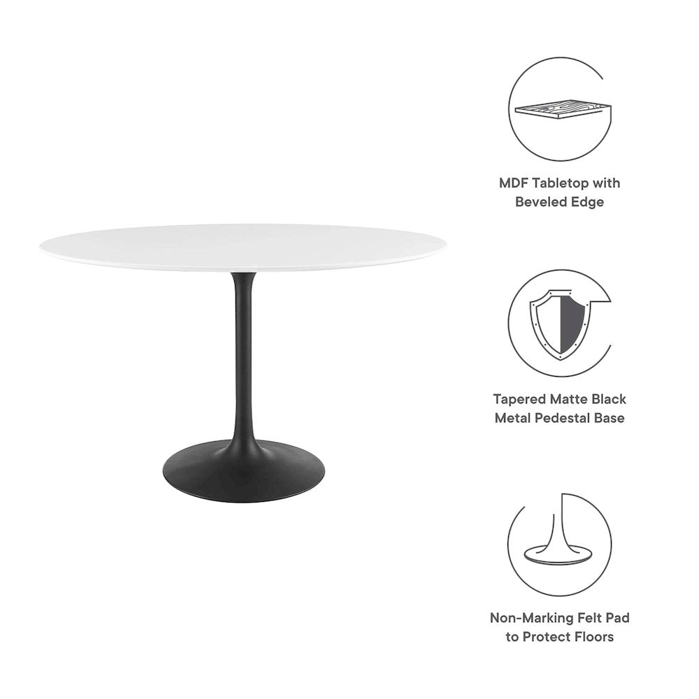 Lippa 48" Oval Wood Dining Table