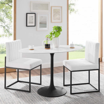 Lippa 48" Oval Wood Dining Table