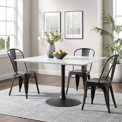 Lippa 48" Square Wood Dining Table