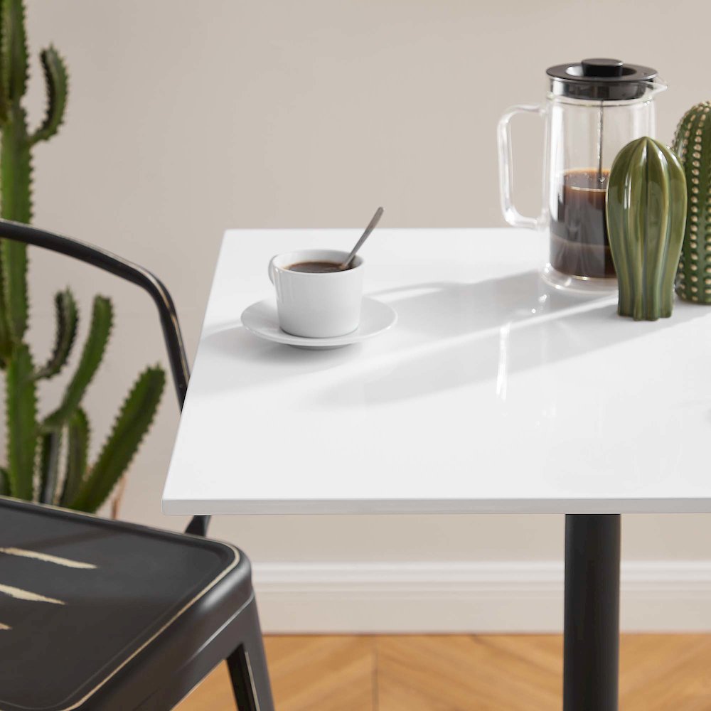 Lippa 28" Square Wood Bar Table