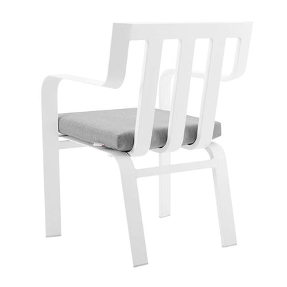 Baxley Stackable Outdoor Patio Aluminum Dining Armchair
