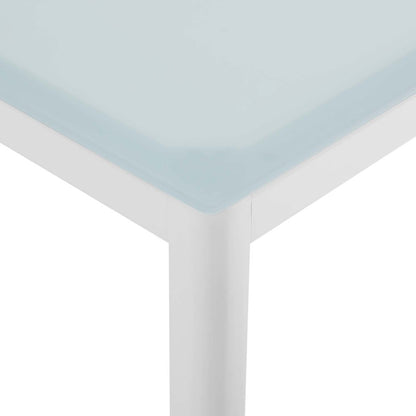 Raleigh 59" Outdoor Patio Aluminum Dining Table