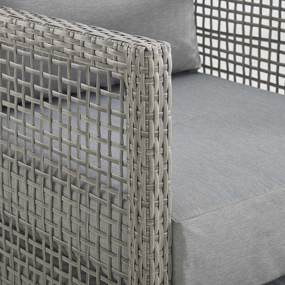 Aura 3 Piece Outdoor Patio Wicker Rattan Set