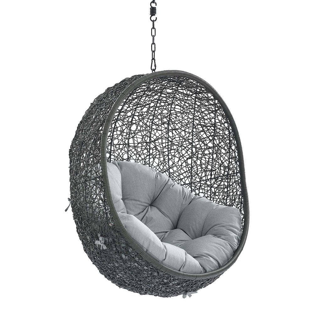 Hide Sunbrella Fabric Swing Outdoor Patio Lounge Chair Without Stand