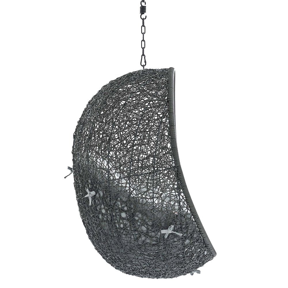 Hide Sunbrella Fabric Swing Outdoor Patio Lounge Chair Without Stand