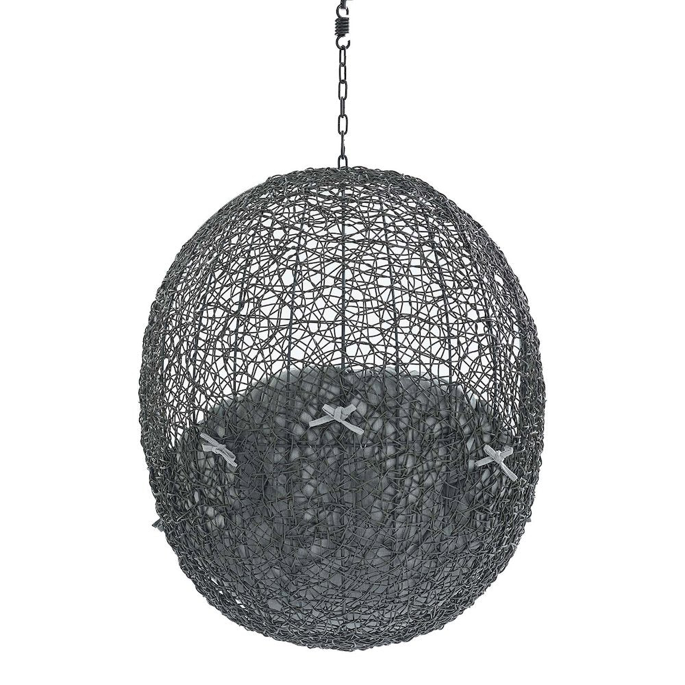 Hide Sunbrella Fabric Swing Outdoor Patio Lounge Chair Without Stand