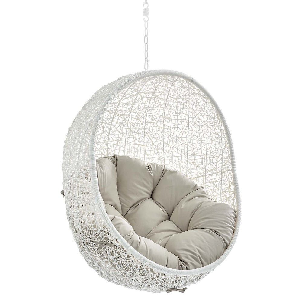 Hide Sunbrella Fabric Swing Outdoor Patio Lounge Chair Without Stand