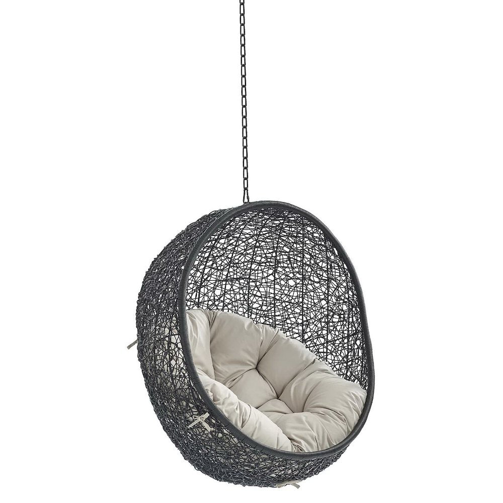 Encase Sunbrella Fabric Swing Outdoor Patio Lounge Chair Without Stand