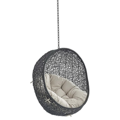 Encase Sunbrella Fabric Swing Outdoor Patio Lounge Chair Without Stand