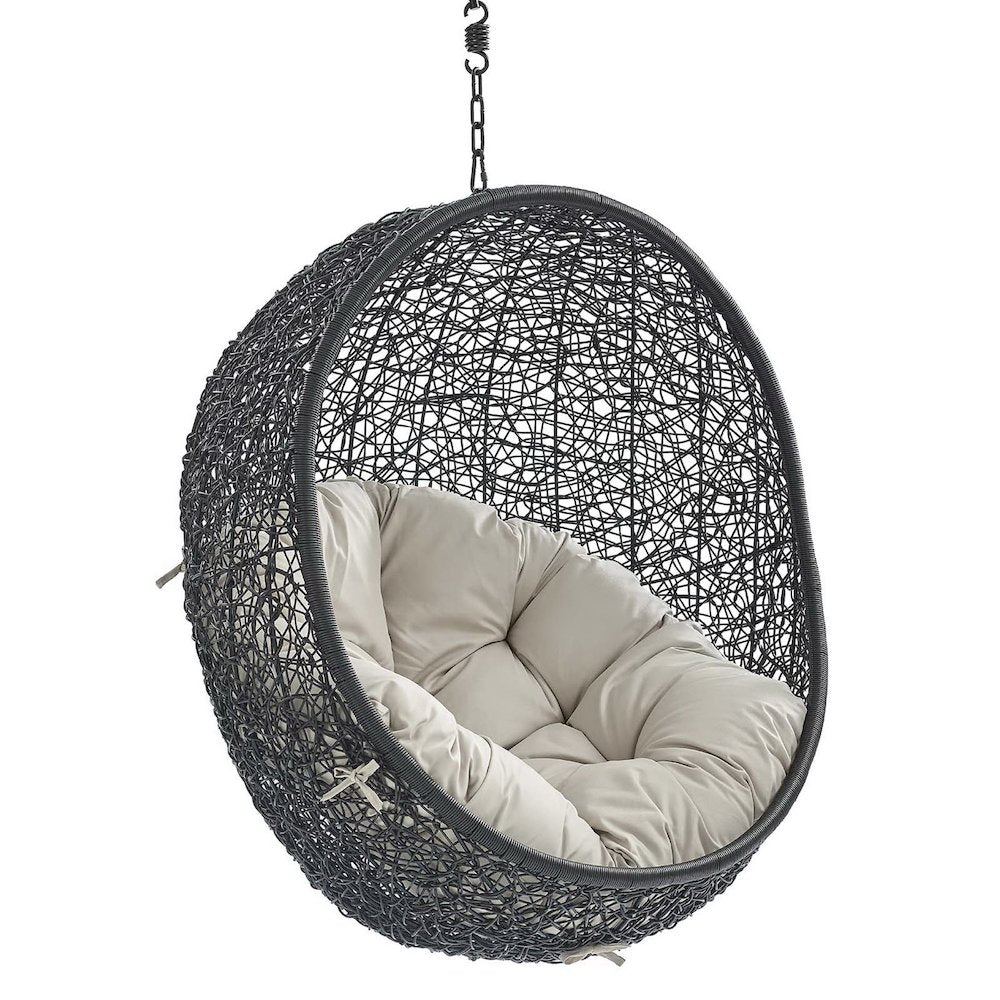 Encase Sunbrella Fabric Swing Outdoor Patio Lounge Chair Without Stand