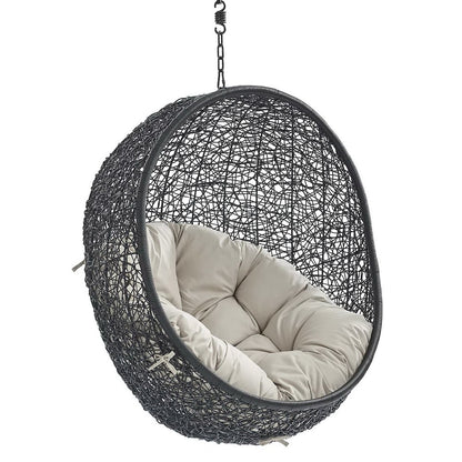 Encase Sunbrella Fabric Swing Outdoor Patio Lounge Chair Without Stand