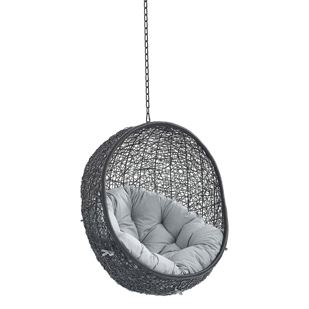 Encase Sunbrella Fabric Swing Outdoor Patio Lounge Chair Without Stand