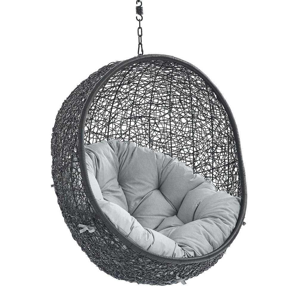 Encase Sunbrella Fabric Swing Outdoor Patio Lounge Chair Without Stand