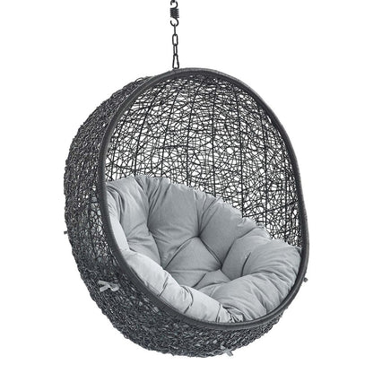 Encase Sunbrella Fabric Swing Outdoor Patio Lounge Chair Without Stand