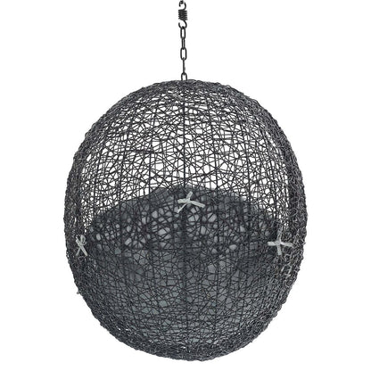 Encase Sunbrella Fabric Swing Outdoor Patio Lounge Chair Without Stand
