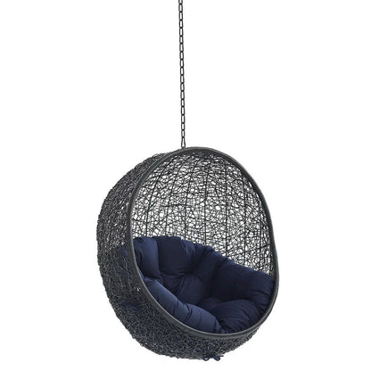 Encase Sunbrella Fabric Swing Outdoor Patio Lounge Chair Without Stand