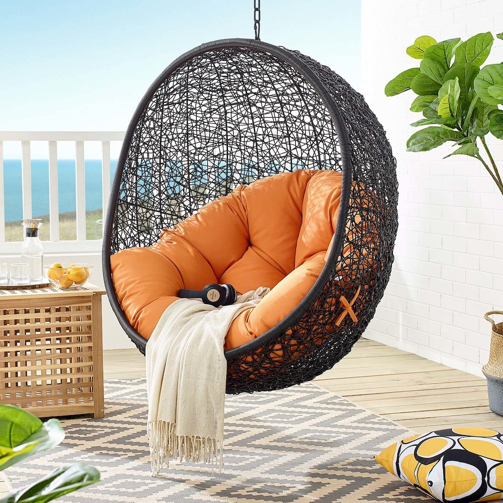 Encase Swing Outdoor Patio Lounge Chair Without Stand