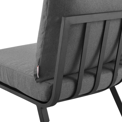 Riverside 5 Piece Outdoor Patio Aluminum Sectional