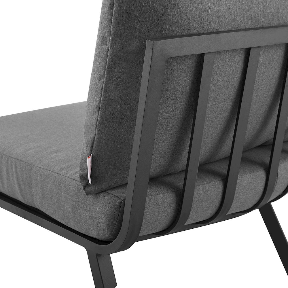 Riverside 4 Piece Outdoor Patio Aluminum Sectional