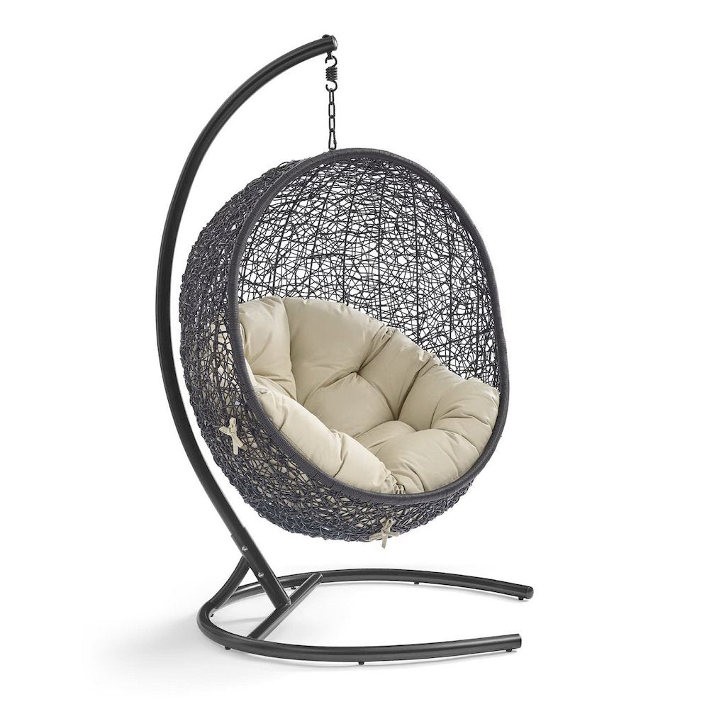 Encase Sunbrella Swing Outdoor Patio Lounge Chair
