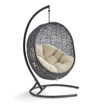 Encase Sunbrella Swing Outdoor Patio Lounge Chair
