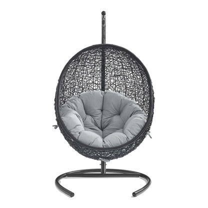 Encase Sunbrella Swing Outdoor Patio Lounge Chair