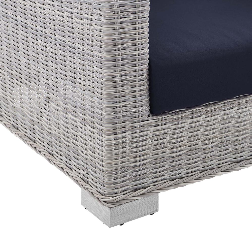 Conway Sunbrella Outdoor Patio Wicker Rattan Armchair