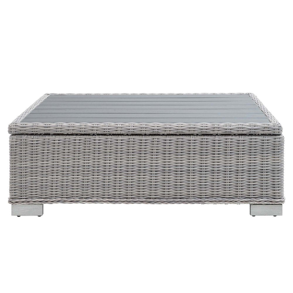 Conway 45" Outdoor Patio Wicker Rattan Coffee Table