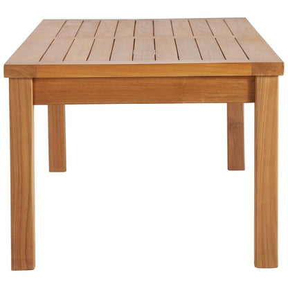 Upland Outdoor Patio Teak Wood Coffee Table