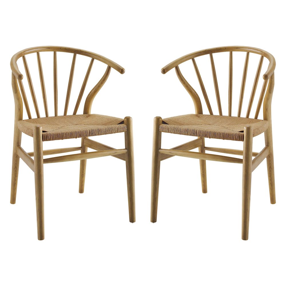 Flourish Spindle Wood Dining Side Chair Set of 2