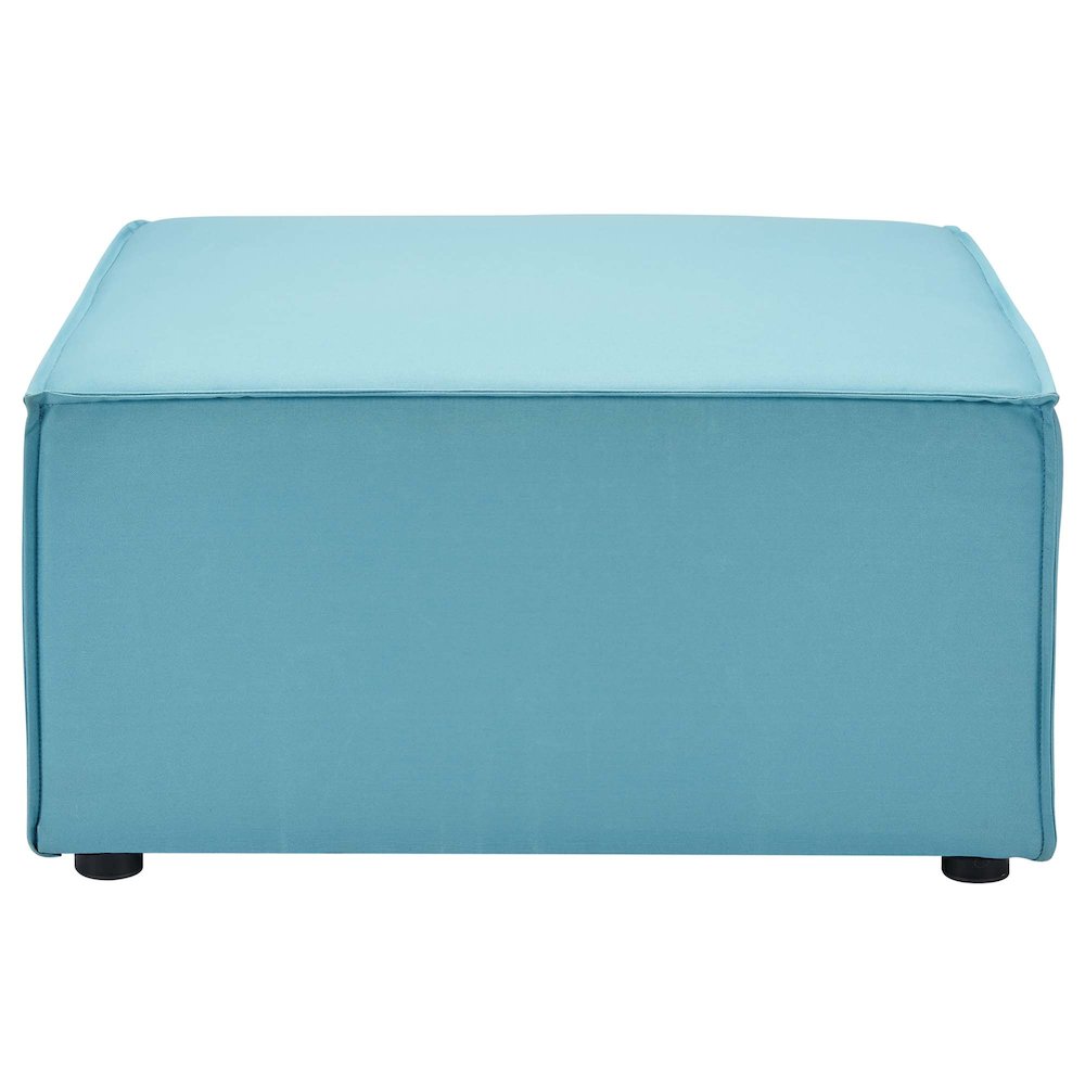 Saybrook Outdoor Patio Upholstered Sectional Sofa Ottoman