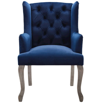 Realm Performance Velvet Armchair Set of 2