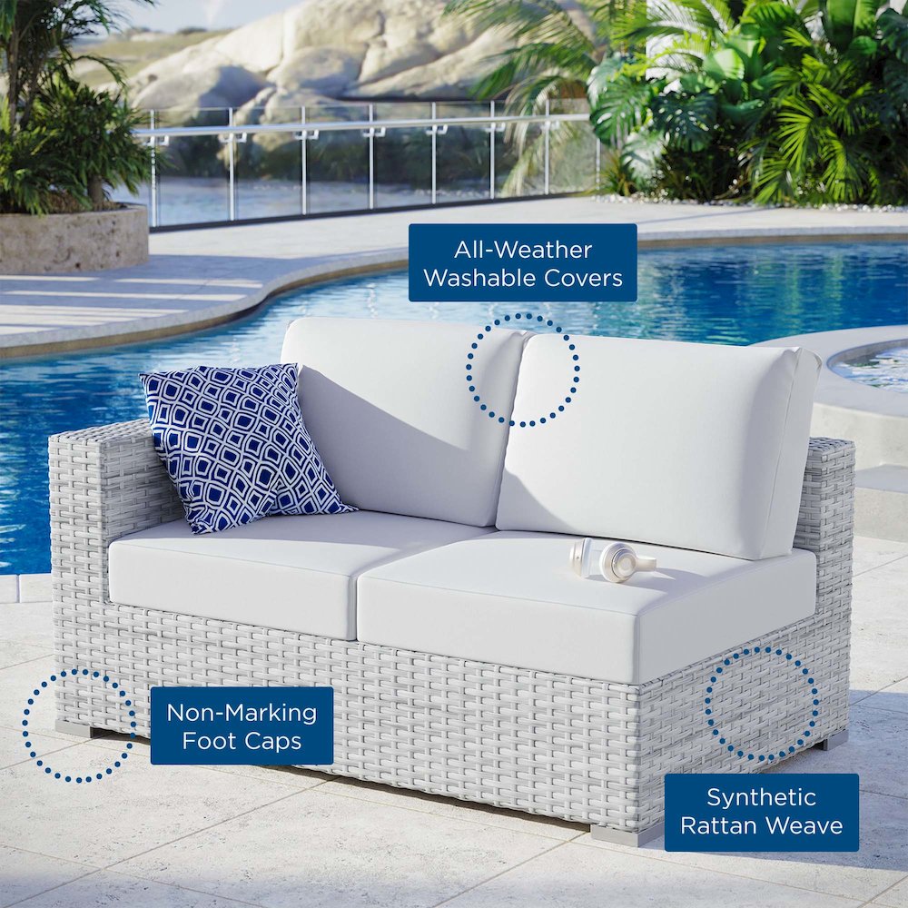 Convene Outdoor Patio Left-Arm Loveseat