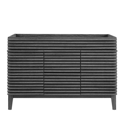Render 48" Double Sink Compatible (Not Included) Bathroom Vanity Cabinet