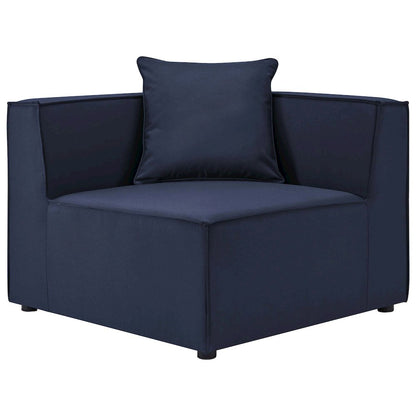 Saybrook Outdoor Patio Upholstered Loveseat and Ottoman Set