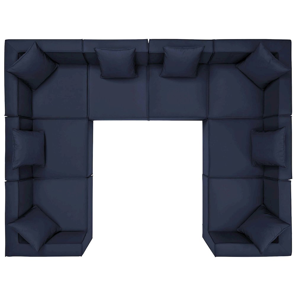 Saybrook 8-Piece Outdoor Patio Upholstered Sectional Sofa