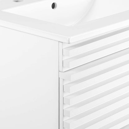 Render 24" Wall-Mount Bathroom Vanity