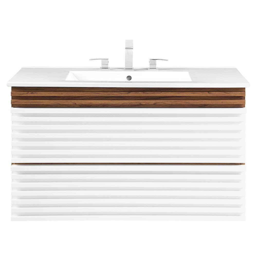 Render 36" Wall-Mount Bathroom Vanity