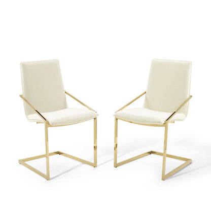 Pitch Performance Velvet Dining Armchair Set of 2