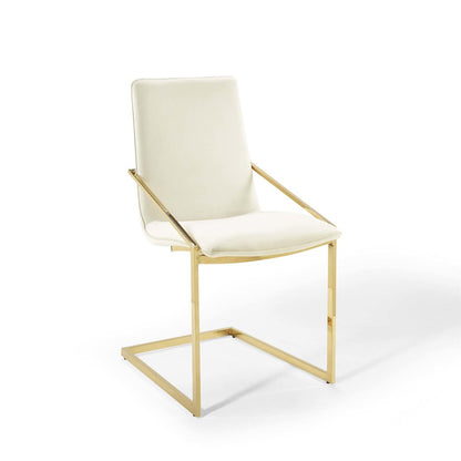 Pitch Performance Velvet Dining Armchair Set of 2