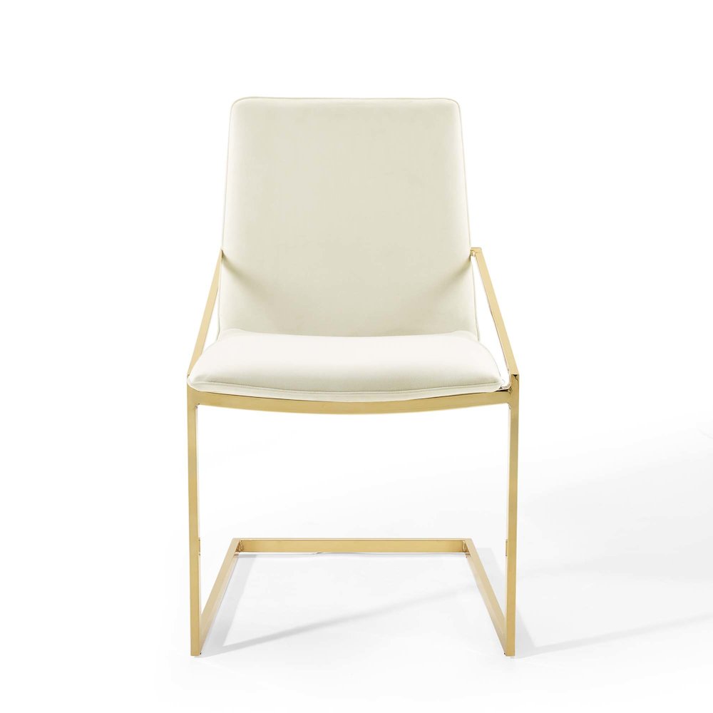 Pitch Performance Velvet Dining Armchair Set of 2