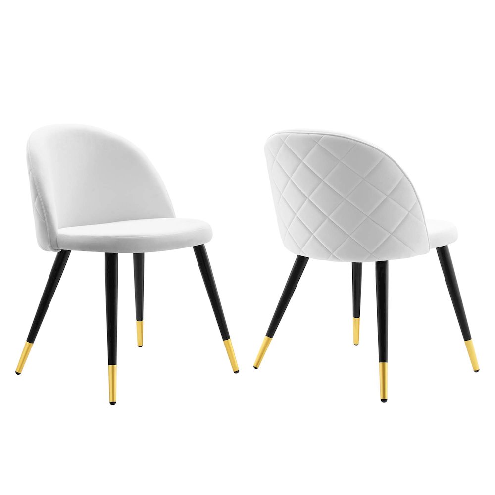 Cordial Performance Velvet Dining Chairs Set of 2