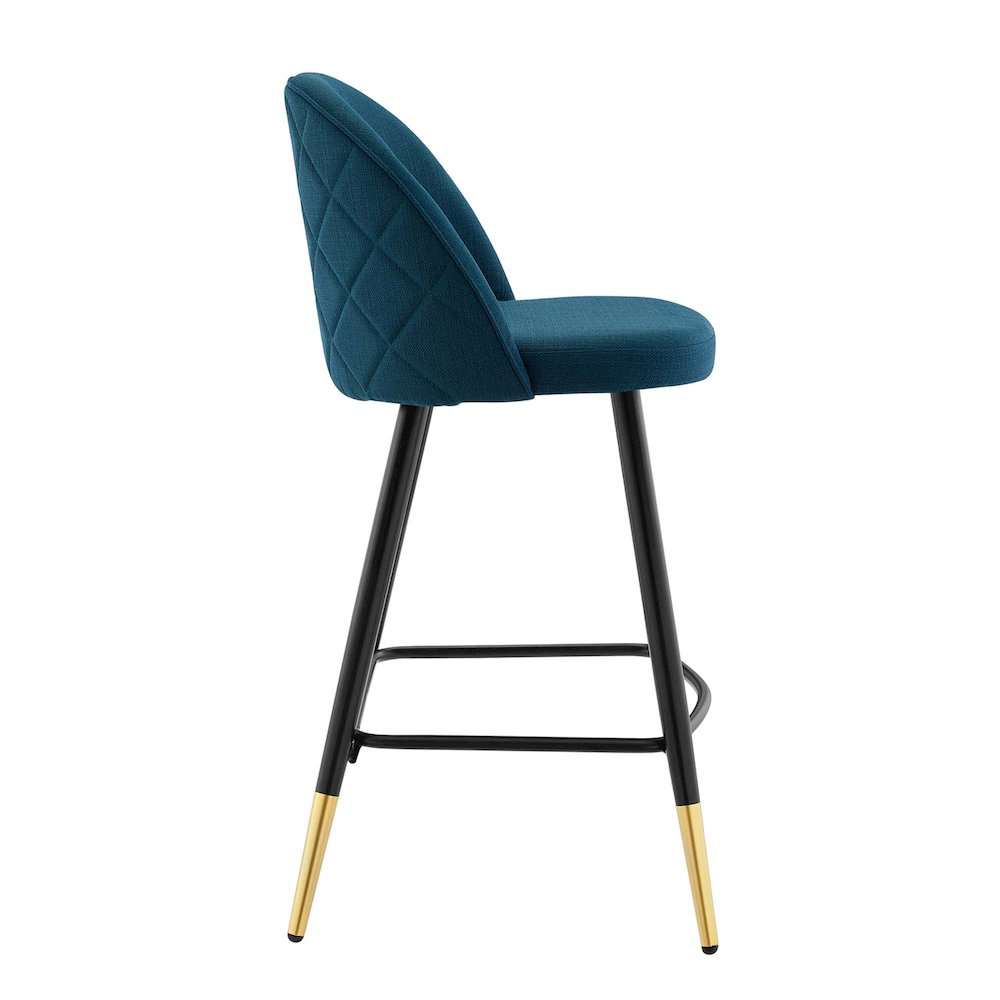 Cordial Fabric Counter Stools Set of 2