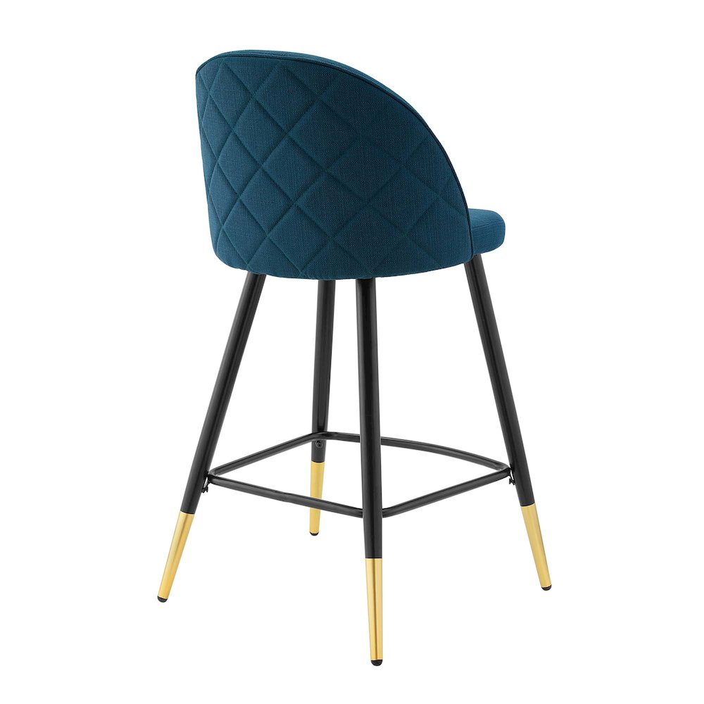 Cordial Fabric Counter Stools Set of 2