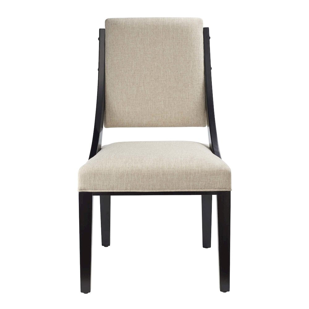 Cambridge Upholstered Fabric Dining Chairs Set of 2