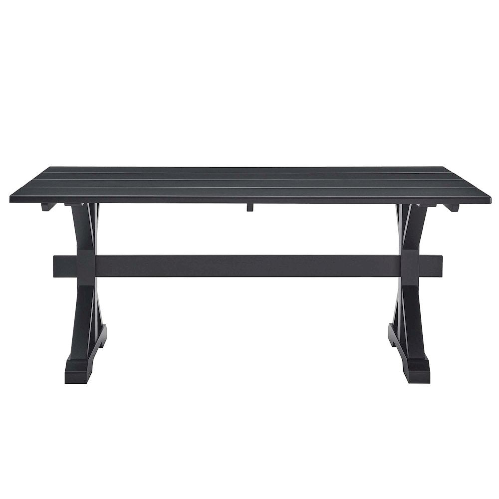 Windchime 71" Wood Dining Table