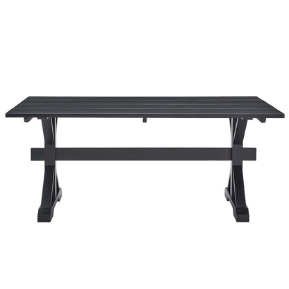 Windchime 71" Wood Dining Table