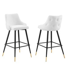Adorn Performance Velvet Bar Stool Set of 2